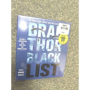 Brad Thor, Black List, A Scot Harvath Thriller, AUDIO BOOK, 10 CDs Brand New‎